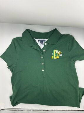 University of Oregon Ducks Tommy Hilfiger Polo Shirt Vintage Medium